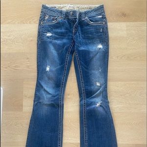 MEK boot cut jeans, size 26x34